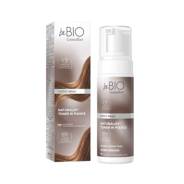 BeBio Ewa Chodakowska Naturalny toner w piance Ciepły Brąz 120ml
