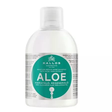 Kallos KJMN Aloe regenerująco-nawilżający szampon do włosów 1000ml