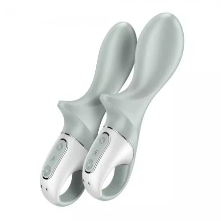 Satisfyer Air Pump Booty 3 wibrator z pompką Gray/Green