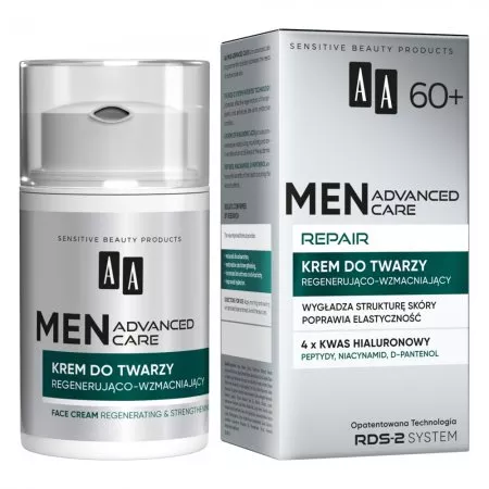 AA Men Advanced Care Repair 60+ krem do twarzy regenerująco-wzmacniający 50ml