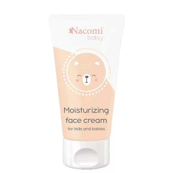 Nacomi Baby, nawilżający krem do twarzy dla dzieci, 50ml - data ważności (6.2026)