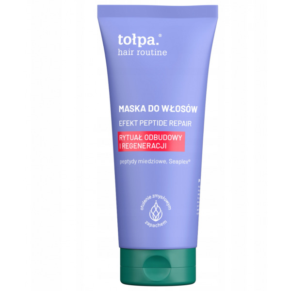 Tołpa Hair Routine, odżywcza maska do włosów efekt Peptide Repair, 200ml