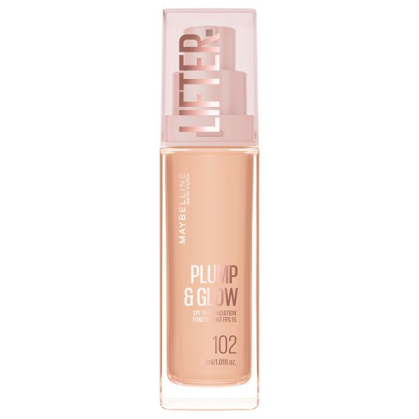 Maybelline Lifter Plump & Glow podkład rozświetlający 102 30ml