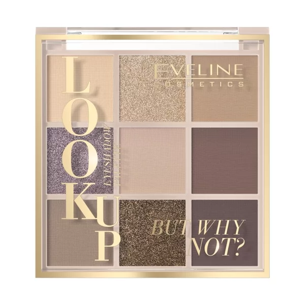 Eveline Cosmetics Look Up, Paleta 9 cieni do powiek But Why Not