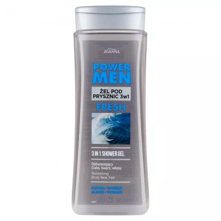 Joanna Power Men Fresh Żel pod prysznic 3w1 300 ml