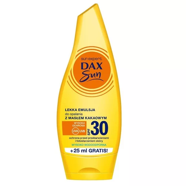 Dax Sun Lekka emulsja do opalania z masłem kakaowym SPF30 175ml