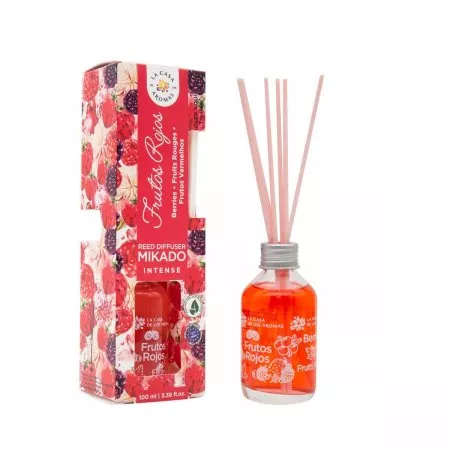 La Casa de los Aromas Mikado Intense patyczki zapachowe Czerwone Owoce 100ml