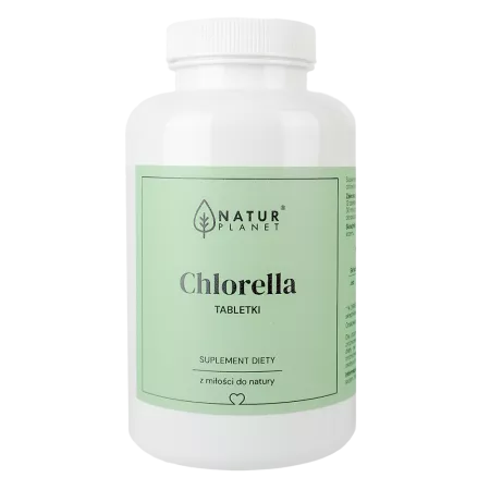 NaturPlanet, chlorella, 125g (ok. 500 tabletek)