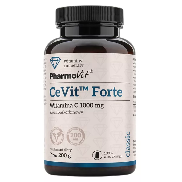 Pharmovit CeVit™ Forte Witamina C 1000mg suplement diety w proszku 200g