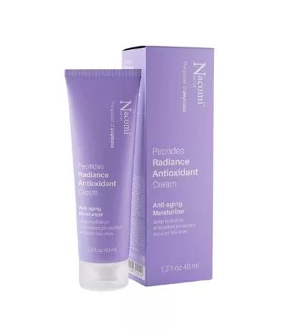 Nacomi Next Level, krem antyoksydacyjny z peptydami do twarzy, 40ml