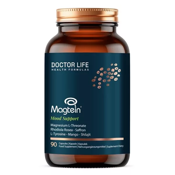 Doctor Life Magtein Mood Support L-treonian magnezu suplement diety 90 kapsułek