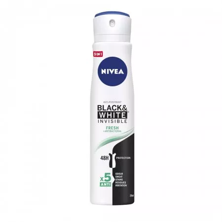 Nivea Black&White Invisible Fresh antyperspirant spray 250ml