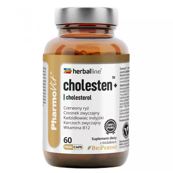 Pharmovit Cholesten + Cholesterol suplement diety 60 kapsułek