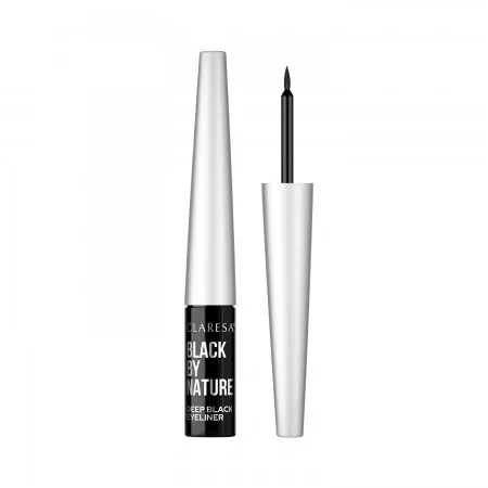 Claresa, BLACK BY NATURE superczarny eyeliner w płynie 4g