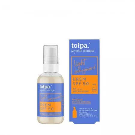 Tołpa My Skin Changer, szeroka fotoochrona krem SPF 50 light bodyguard, 45ml