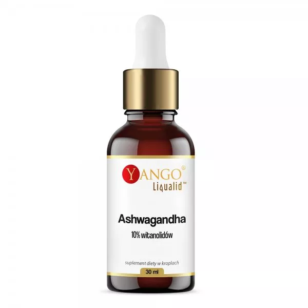 Yango Ashwagandha 10% witanolidów suplement diety w kroplach 30ml