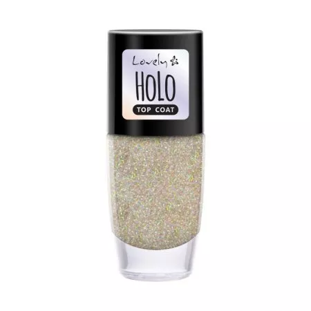 Lovely Holo Top Coat holograficzny top do paznokci 1 8ml