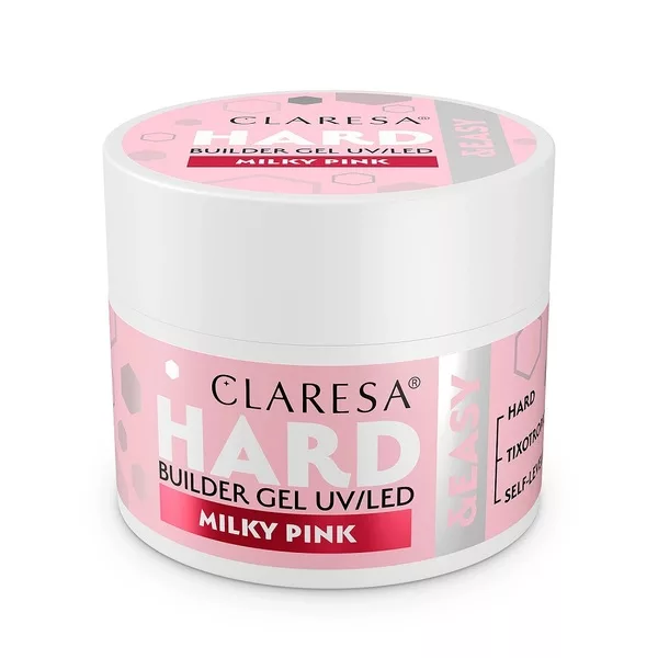 Claresa Hard& Easy Builder Gel żel budujący Milky Pink 12g