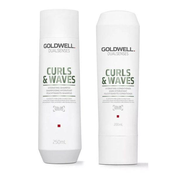 Goldwell Dualsenses Curls & Waves, zestaw do włosów kręconych i falowanych, szampon + odżywka