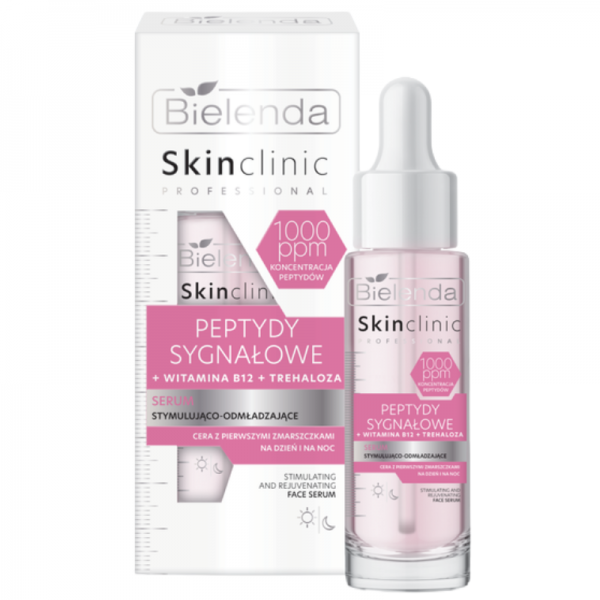 Bielenda Skin Clinic Professional, peptydy gygnałowe, serum stymulująco-odmładzające, 30ml