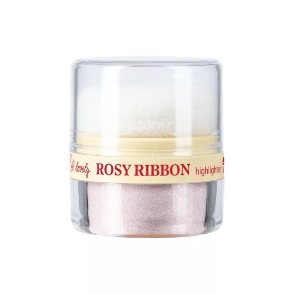 Lovely Rosy Ribbon Highlighter sypki rozświetlacz do twarzy i ciała 2g