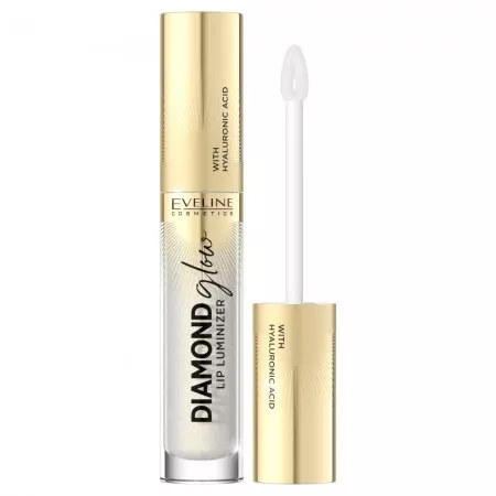 Eveline Cosmetics Diamond Glow Lip Luminizer, Błyszczyk z kwasem hialuronowym nr 07, 4ml