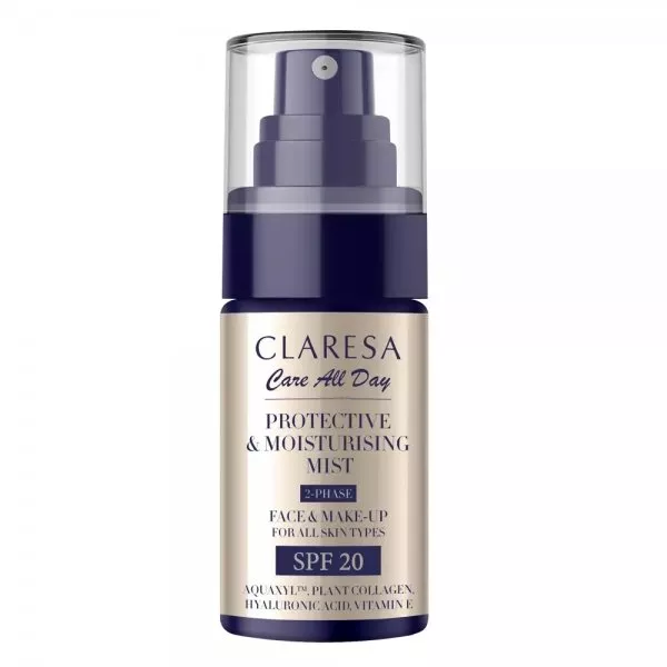 Claresa Care All Day Protective & Moisturising Mist mgiełka ochronno-nawilżająca z SPF20 50ml