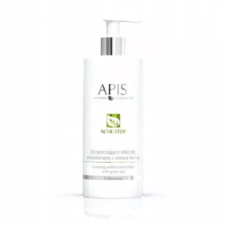 Apis Acne-stop Home terApis, mleczko do demakijażu z zieloną herbatą, 300ml