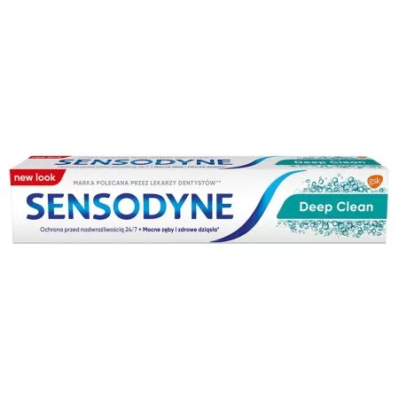 Sensodyne Deep Clean pasta do zębów z fluorkiem 75ml
