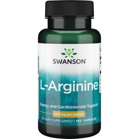 Swanson L-arginina 500mg 100kaps