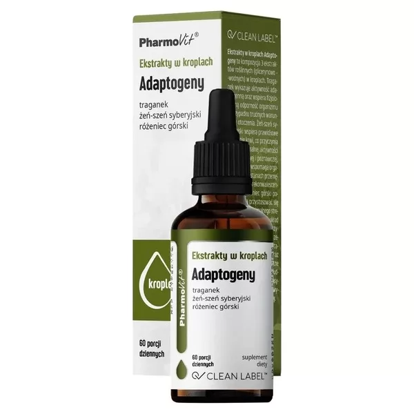 Pharmovit Adaptogeny suplement diety w kroplach 30ml