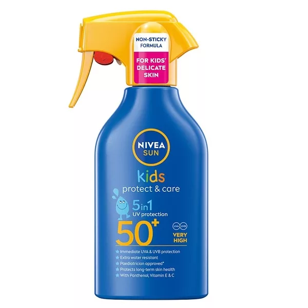Nivea Sun Kids Protect & Care spray do opalania dla dzieci z bardzo wysoką ochroną SPF50+ 250ml