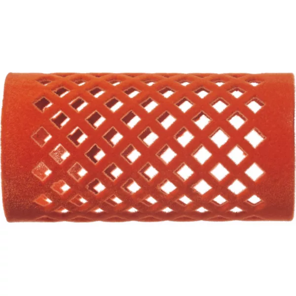 Efalock Flocked Curler, wałki metalowe flokowane 65mm/32mm pomarańczowe 12szt., ref. 14100828