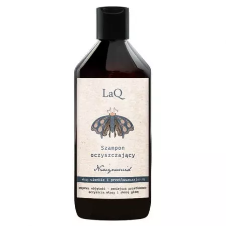 LaQ, oczyszczający szampon z niacynamidem, 300ml