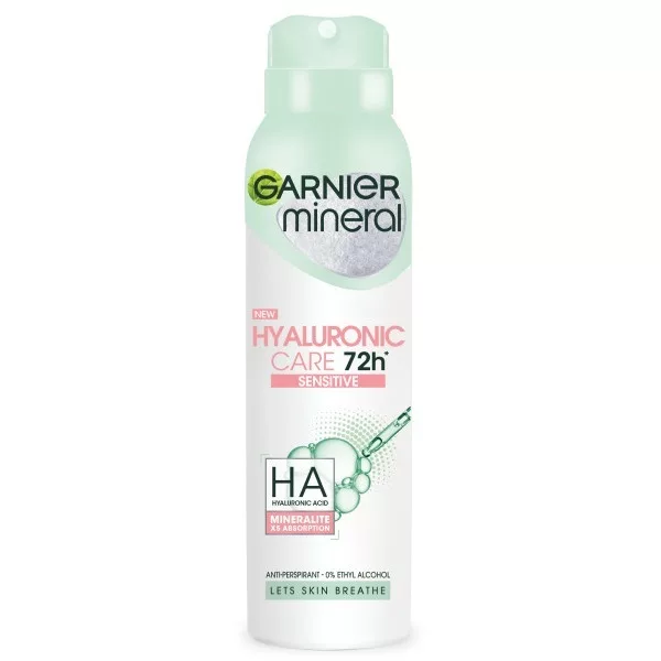 Garnier Mineral Hyaluronic Care Dezodorant w sprayu 150ml