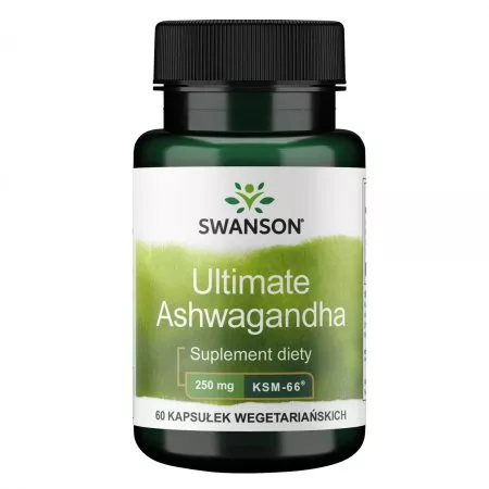 Swanson Ashwagandha KSM-66 250mg 60 kaps