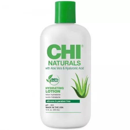 CHI Naturals Aloe Vera, nawilżający lotion do ciała, 355ml