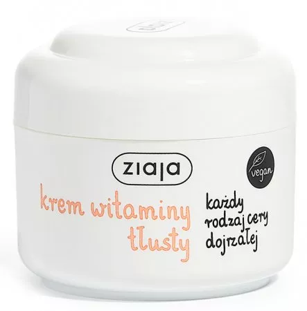 Ziaja Witaminy, tłusty krem do twarzy, 50ml