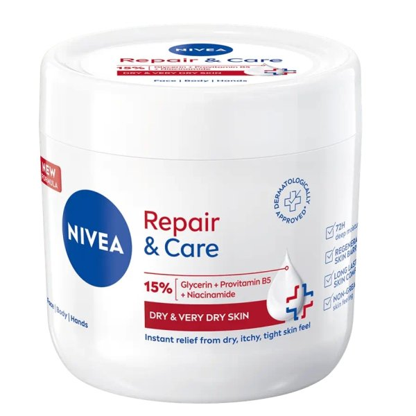 Nivea Repair & Care krem nawilżająco-regenerujący 400ml
