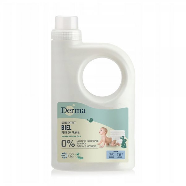 Derma Skoncentrowany płyn do prania białych tkanin od pierwszego dnia życia 945ml