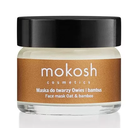 Mokosh, liftingująca maska do twarzy, owies i bambus, 15ml