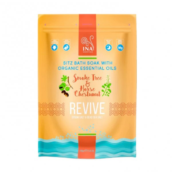 Ina Essentials Revive sól do kąpieli z perukowcem podolskim i kasztanem 330g