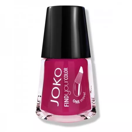 Joko Find Your Color lakier do paznokci z winylem 118 Frozen Raspberris 10ml