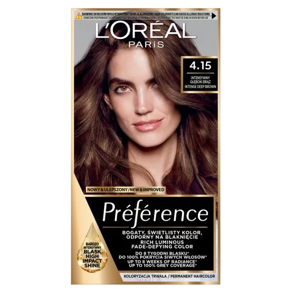 L'Oreal Paris Preference Farba do włosów 4.15 Caracas