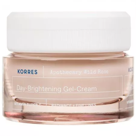 Korres Korres Apothecary Wild Rose rozjaśniający krem na dzień z olejkiem z dzikiej róży dla skóry normalnej i mieszanej 40ml