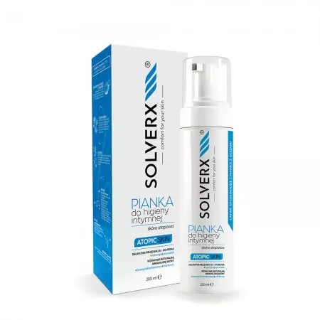 Solverx Atopic Skin pianka do higieny intymnej skóra atopowa 200ml