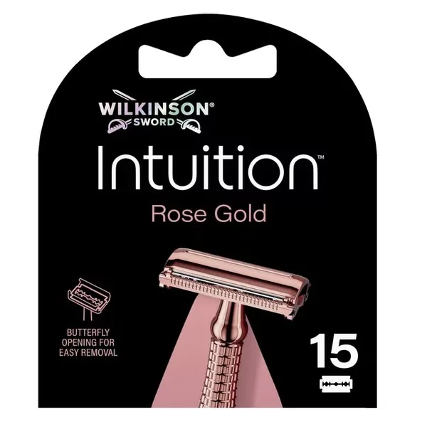 Wilkinson Intuition Rose Gold potrójnie powlekane ostrza 15szt.