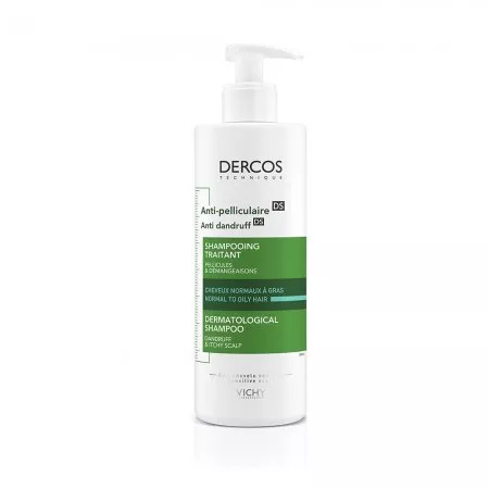 Vichy Dercos Anti-Dandruff Shampoo szampon przeciwłupieżowy do włosów normalnych i przetłuszczających się 390ml