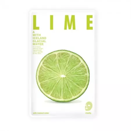 Blue Dot witalizująca maseczka w płacie Lime, 20g