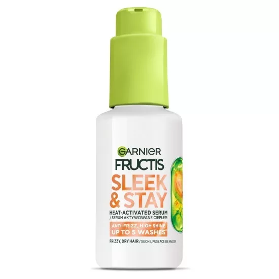 Garnier Fructis Keratin Sleek & Stay serum do włosów suchych i puszących się 50ml